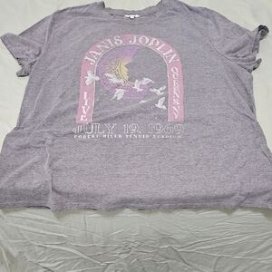 Janis Joplin Graphic Tee Shirt